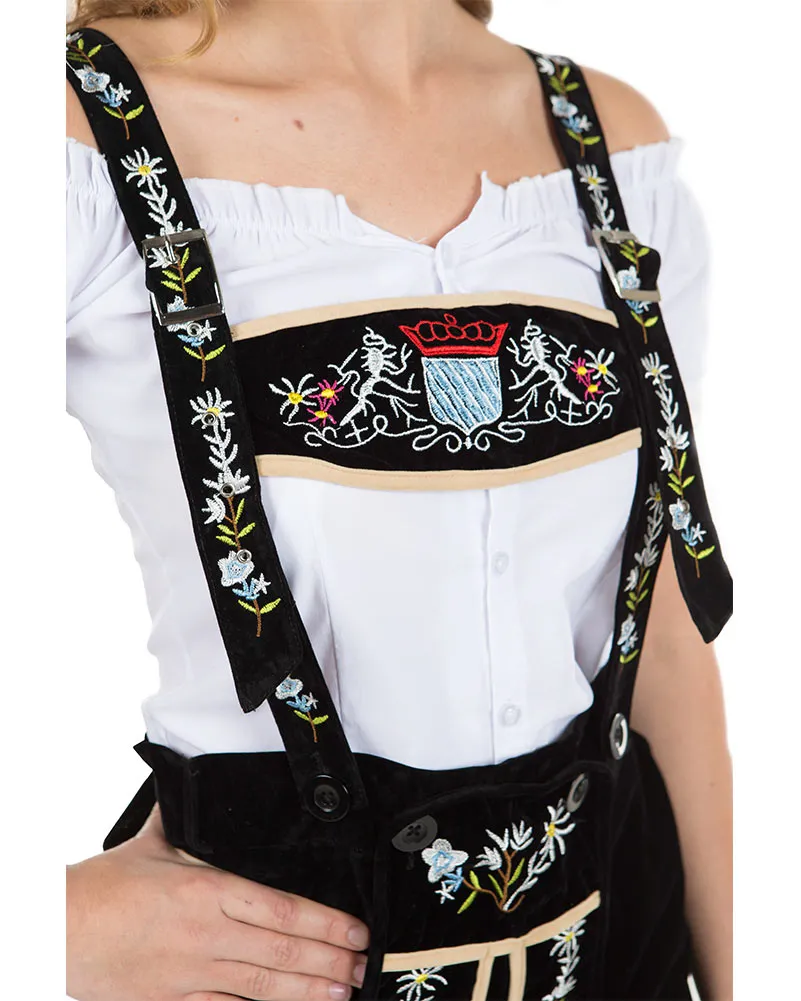 Charlotte Deluxe Oktoberfest Lederhosen Womens Costume