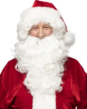 Christmas Santa Deluxe Wig and Beard Set