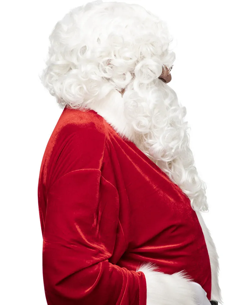 Christmas Santa Deluxe Wig and Beard Set