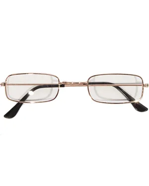 Christmas Square Santa Glasses