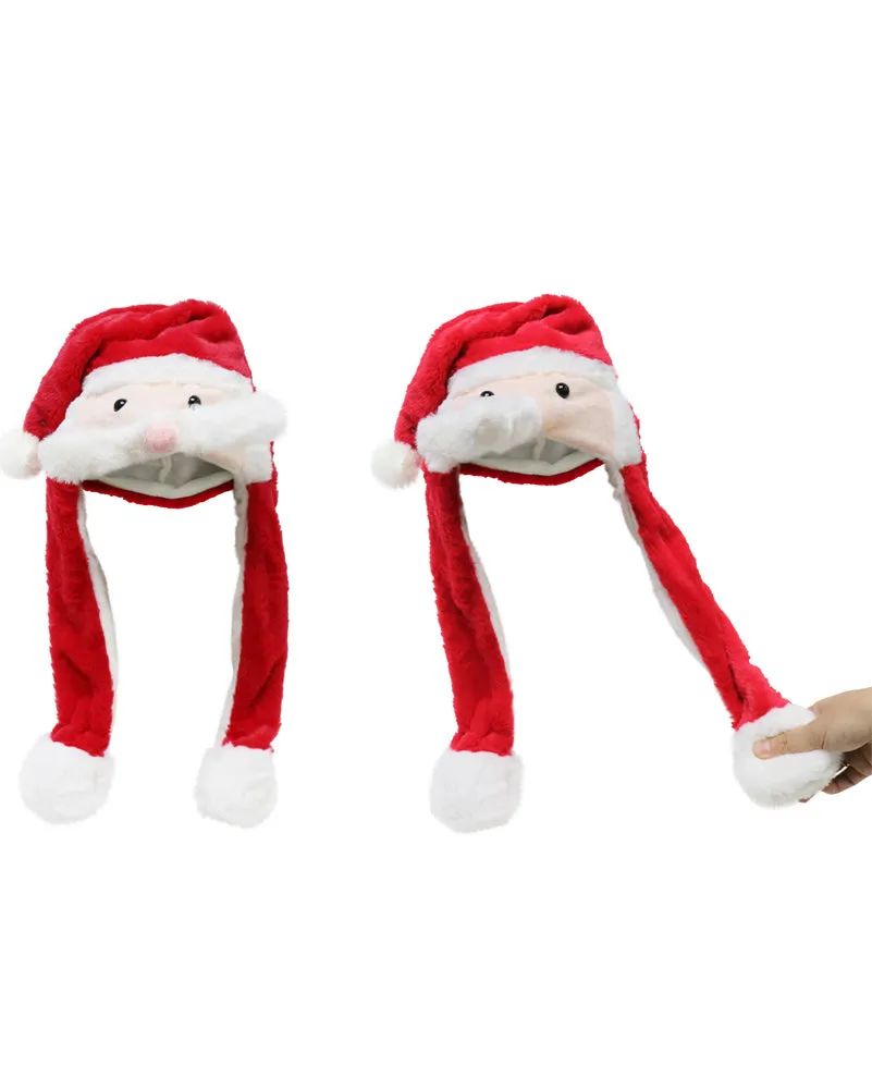 Christmas Squeeze And Wiggle Plush Santa Hat