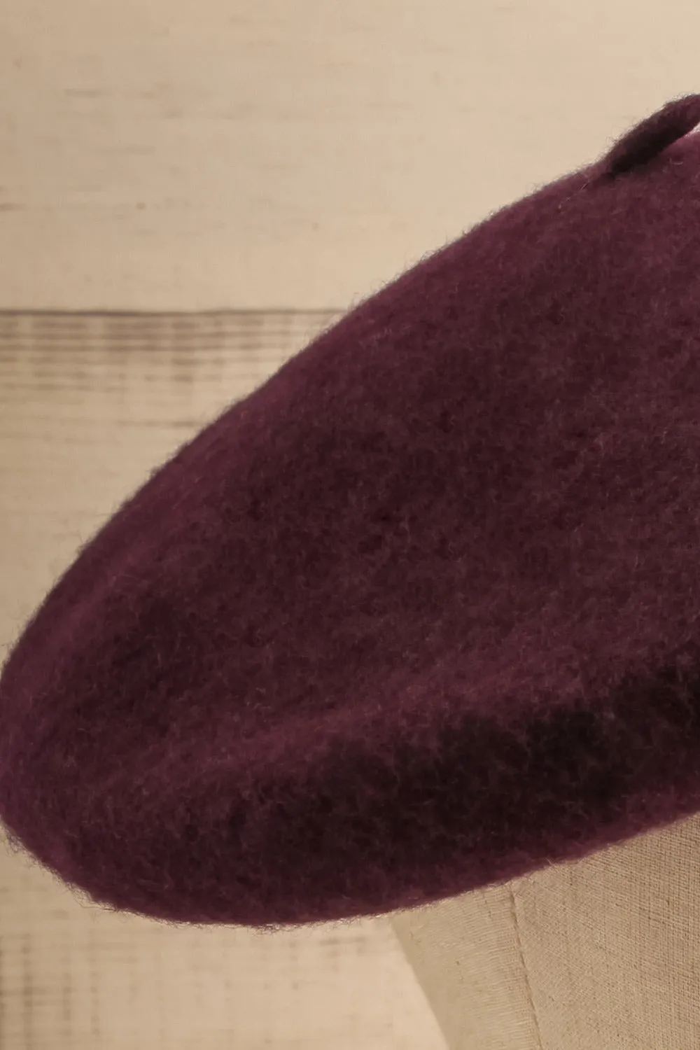 Ciel D'Hiver Purple | Wool Beret