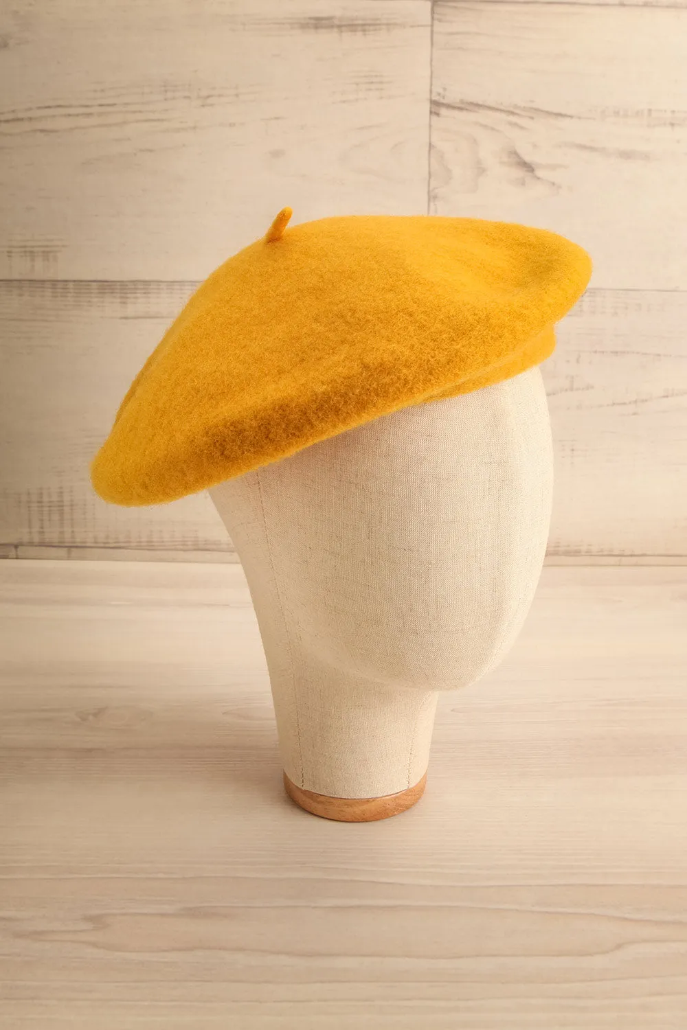 Ciel D'Hiver Yellow | Wool Beret