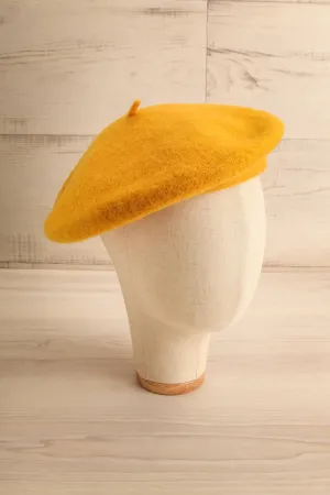 Ciel D'Hiver Yellow | Wool Beret