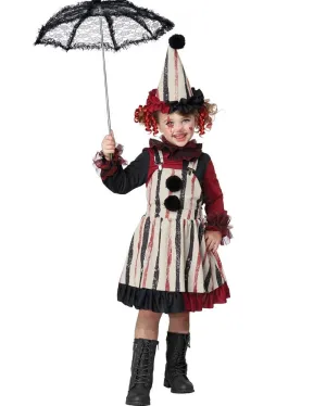 Clever Lil Clown Toddler Girls Costume