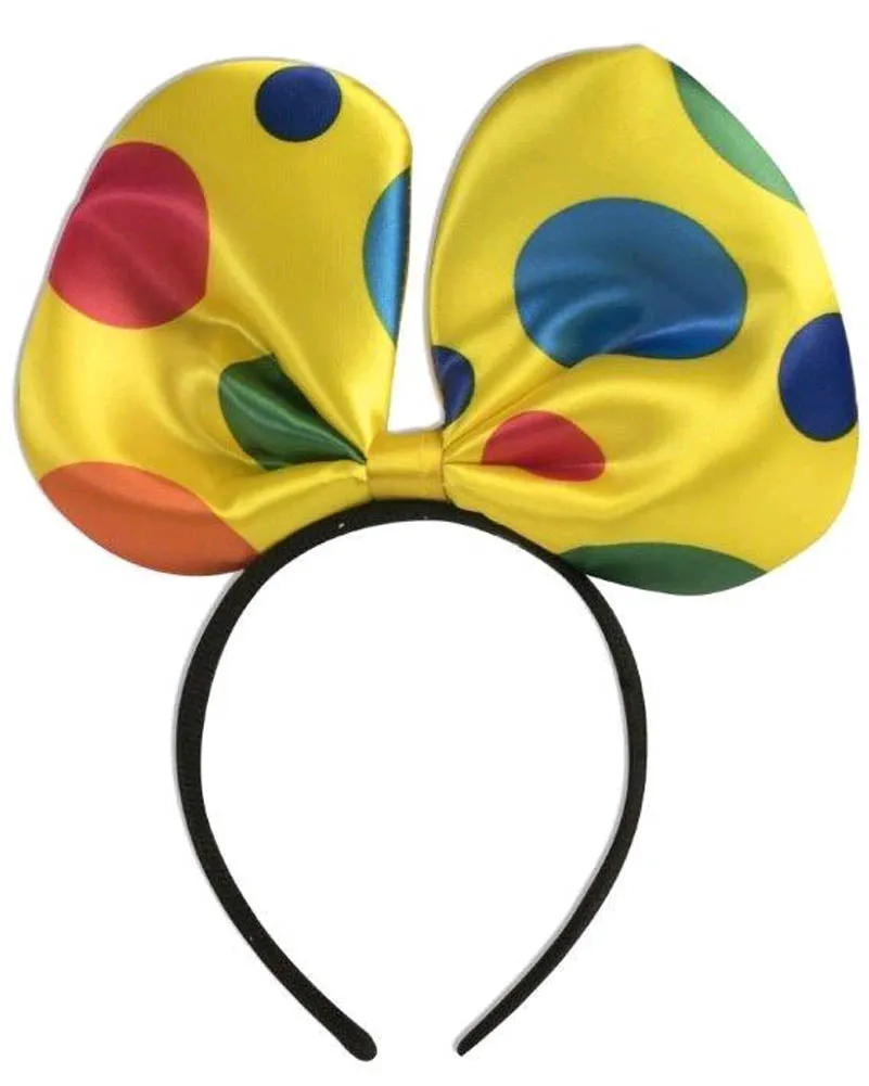 Clown Polka Dot Headband