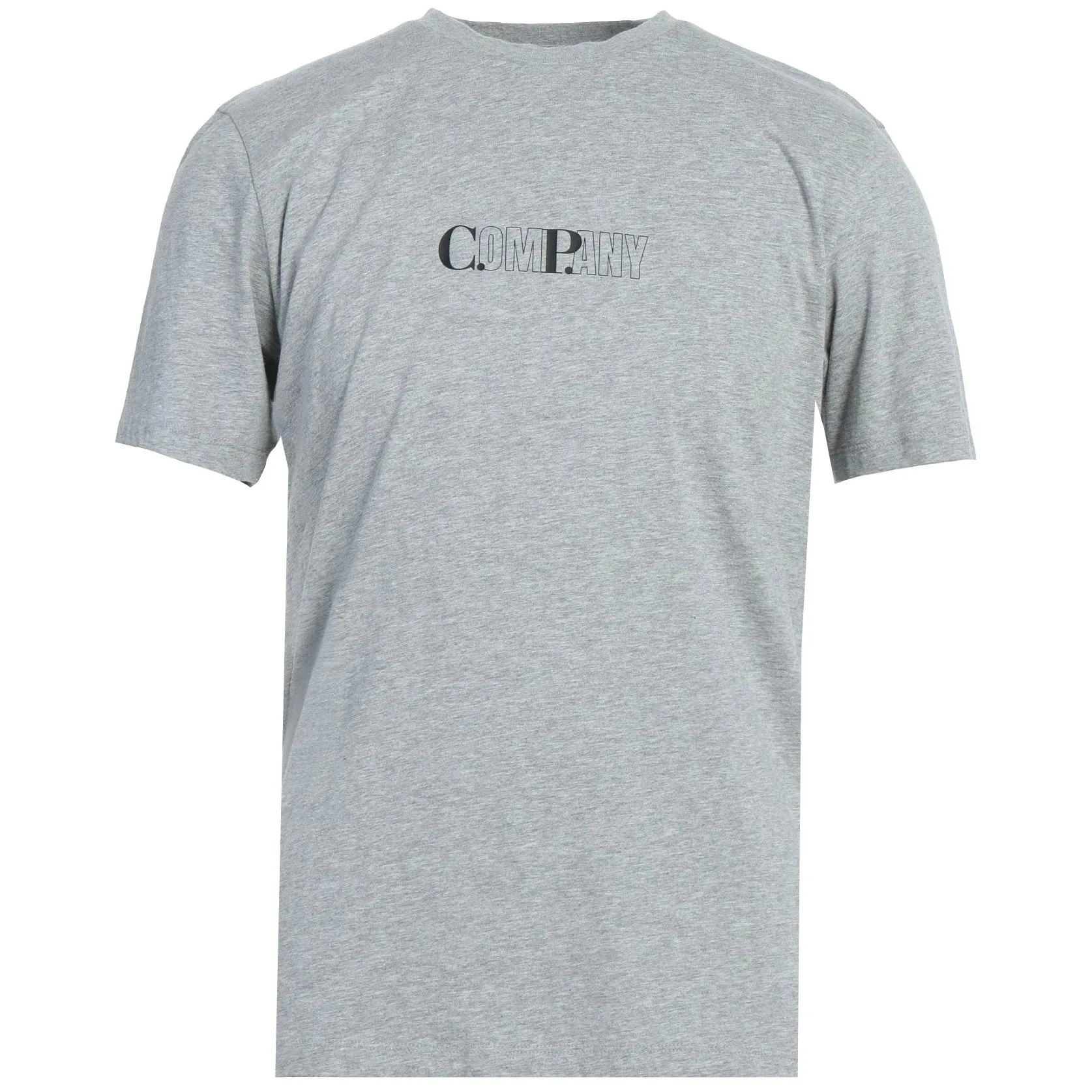 CP Company Grey Bold CP Logo T-Shirt