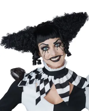 Creepy Clown Black Wig