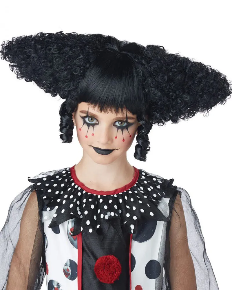 Creepy Clown Black Wig