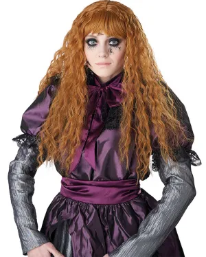 Creepy Doll Long Strawberry Blonde Wig