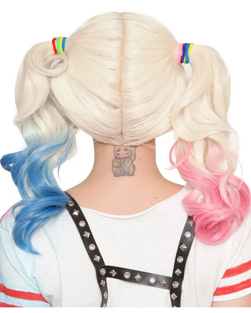 Daddys Lil Monster Premium Platinum Blonde Pigtails Wig