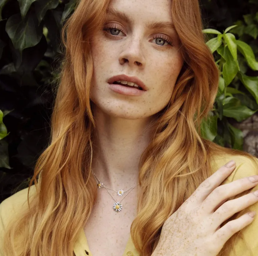 Daisy London Three English Daisy Chain Necklace N2015