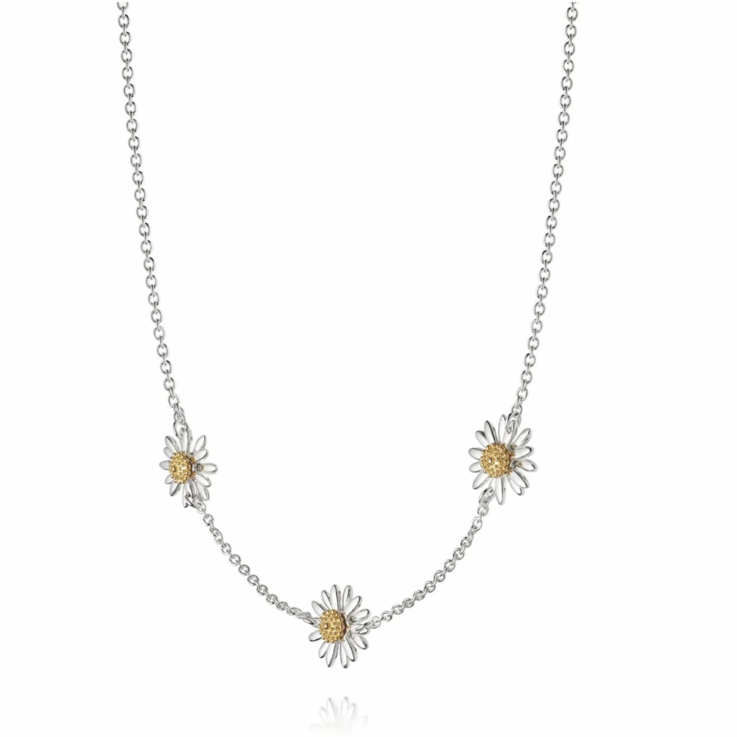 Daisy London Three English Daisy Chain Necklace N2015