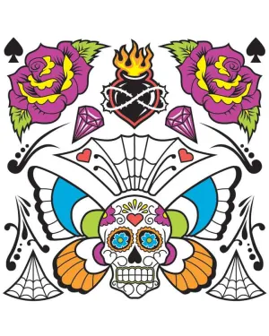 Day of the Dead Body Chest Tattoo