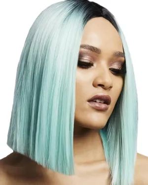Deluxe Fever Kylie Two Toned Peppermint Bob Wig