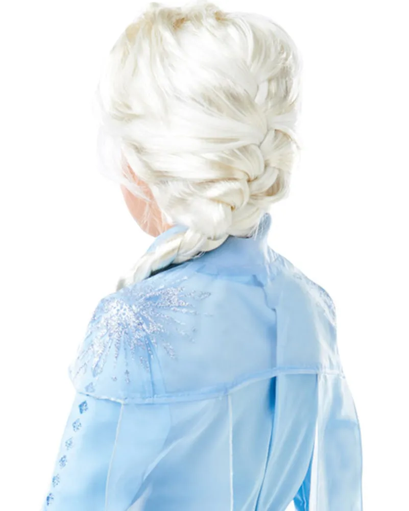 Disney Frozen 2 Blonde Plaited Kids Wig