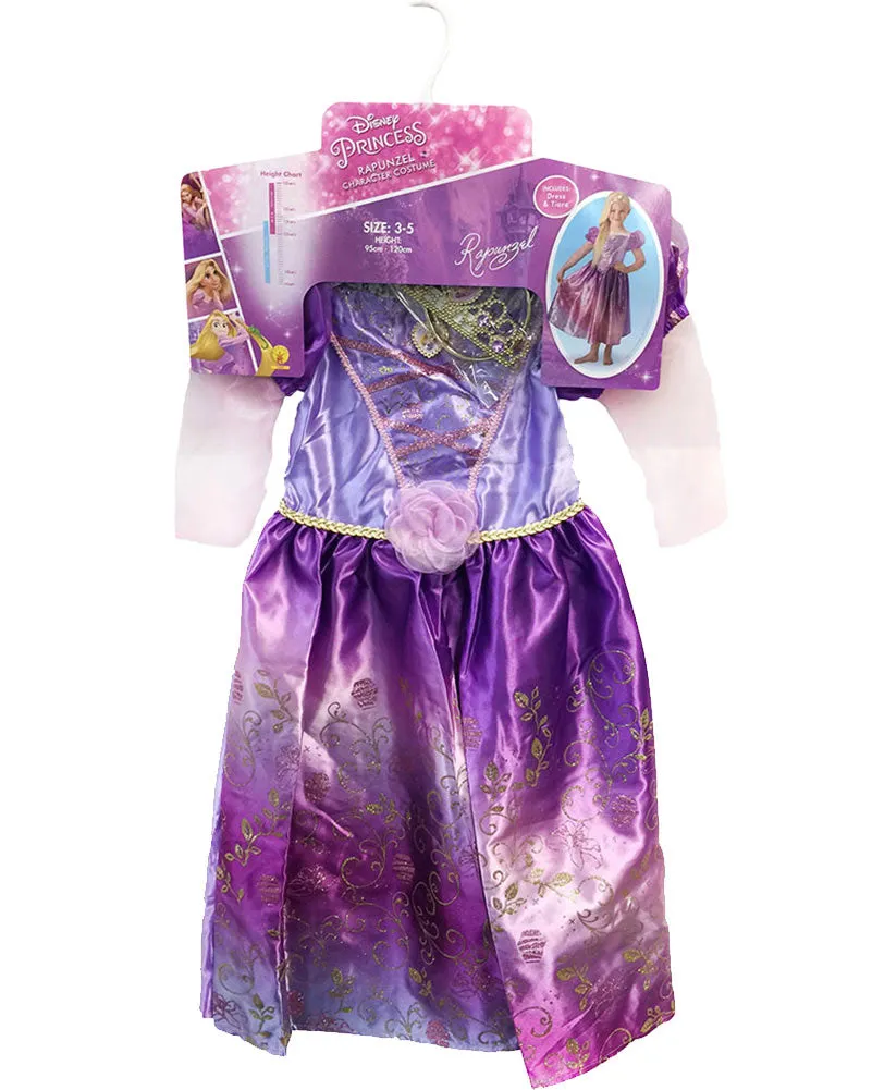 Disney Rapunzel Rainbow Deluxe Girls Costume