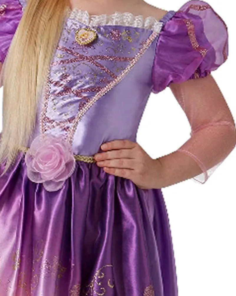 Disney Rapunzel Rainbow Deluxe Girls Costume
