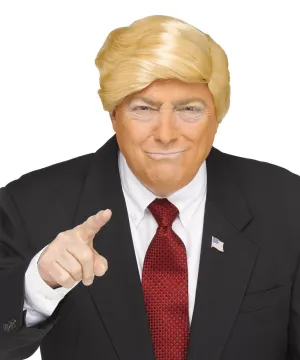 Donald Trump Combover Short Blonde Wig