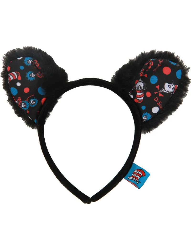 Dr Seuss The Cat In The Hat Pattern Ears Headband