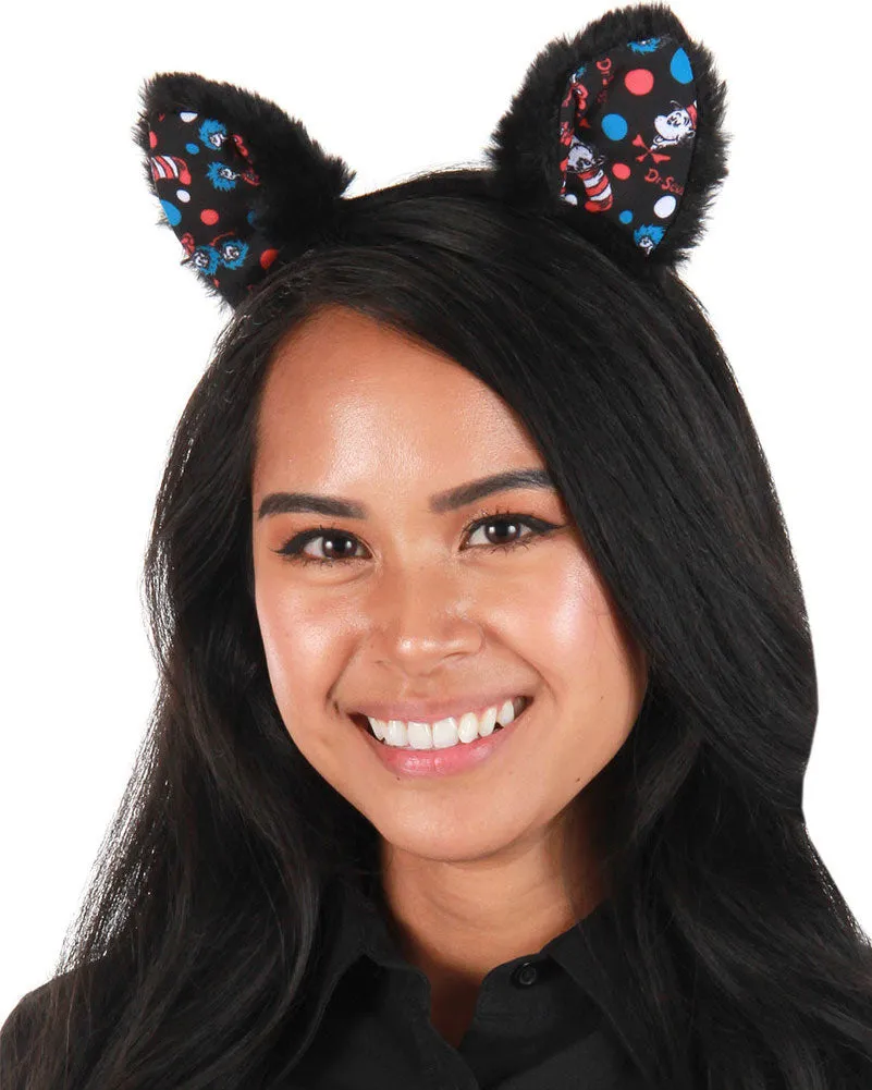 Dr Seuss The Cat In The Hat Pattern Ears Headband
