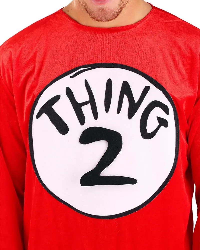 Dr Seuss Thing 1 and 2 Adult Costume