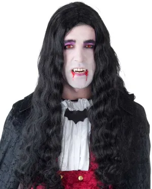 Dracula Long Black Wig