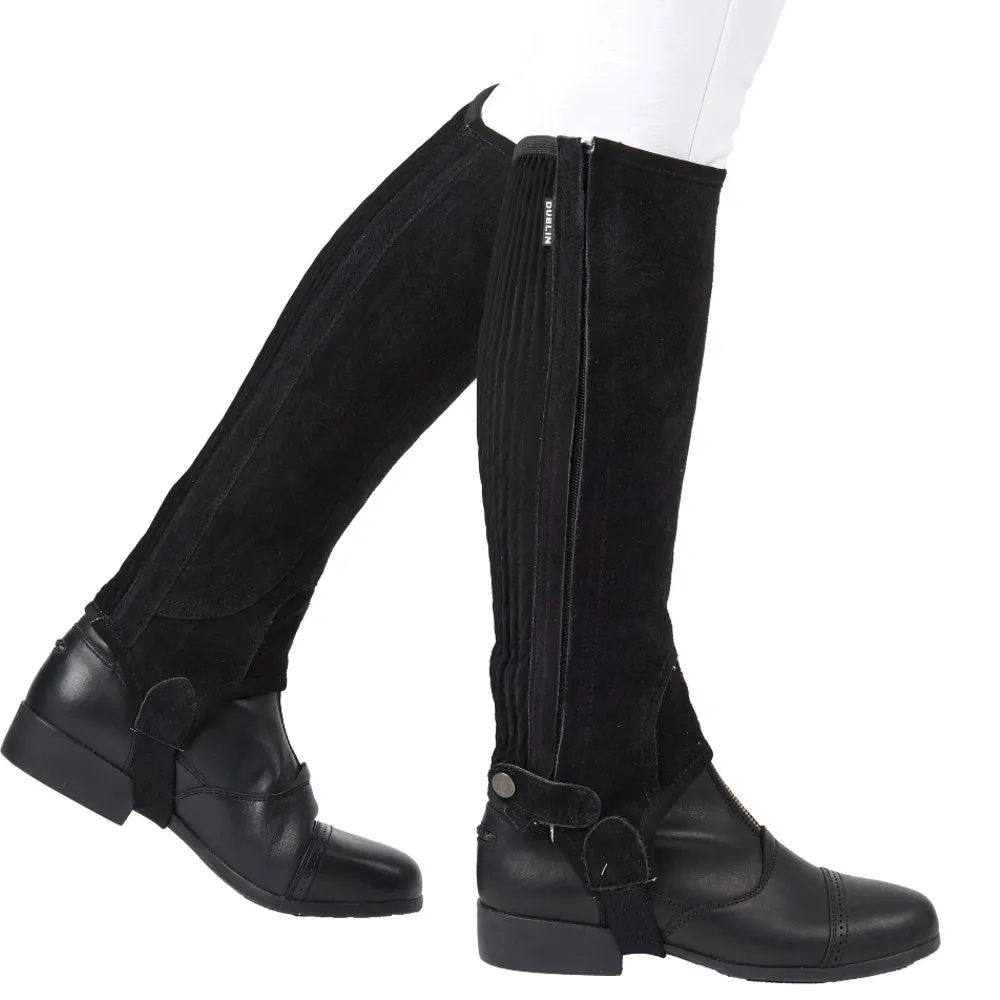Dublin Childrens Suede Half Chaps II