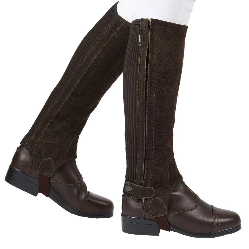 Dublin Childrens Suede Half Chaps II