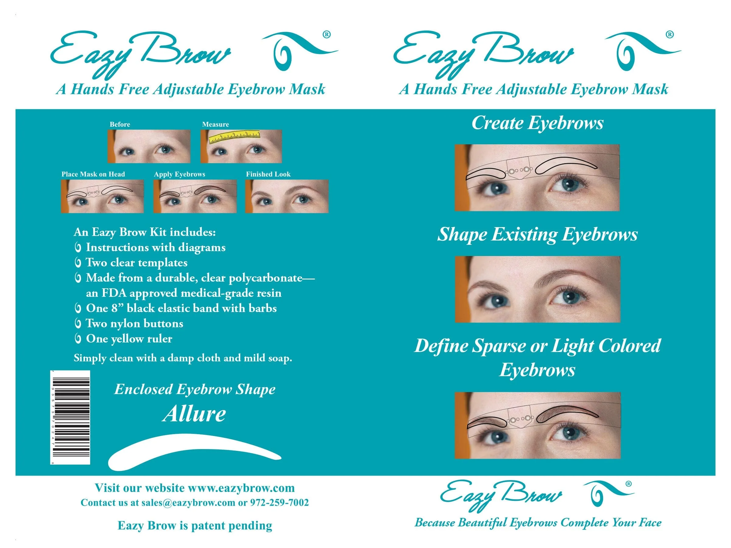 Eazy Eye Brow Stencil Kit