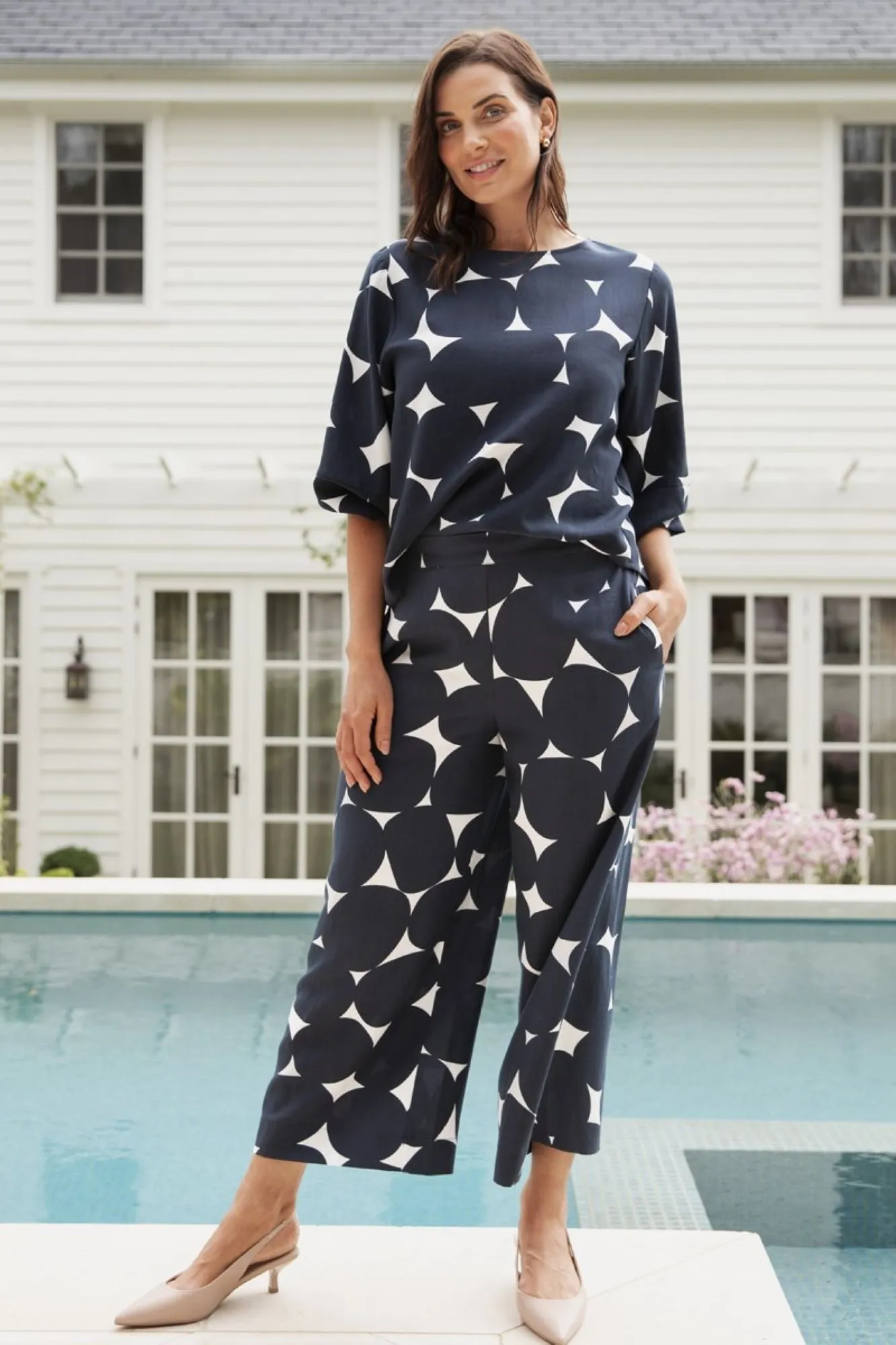 Elm Demi Spot Pant Spot Print