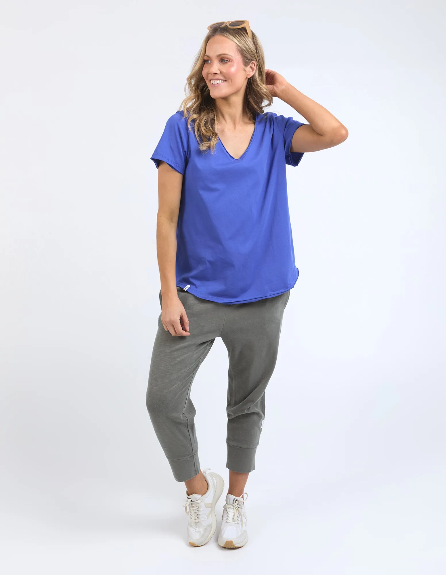 Elm Pima Vee Tee Royal Blue