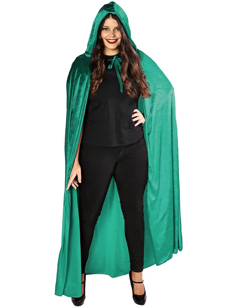 Emerald Green Velvet Deluxe Adults Cape