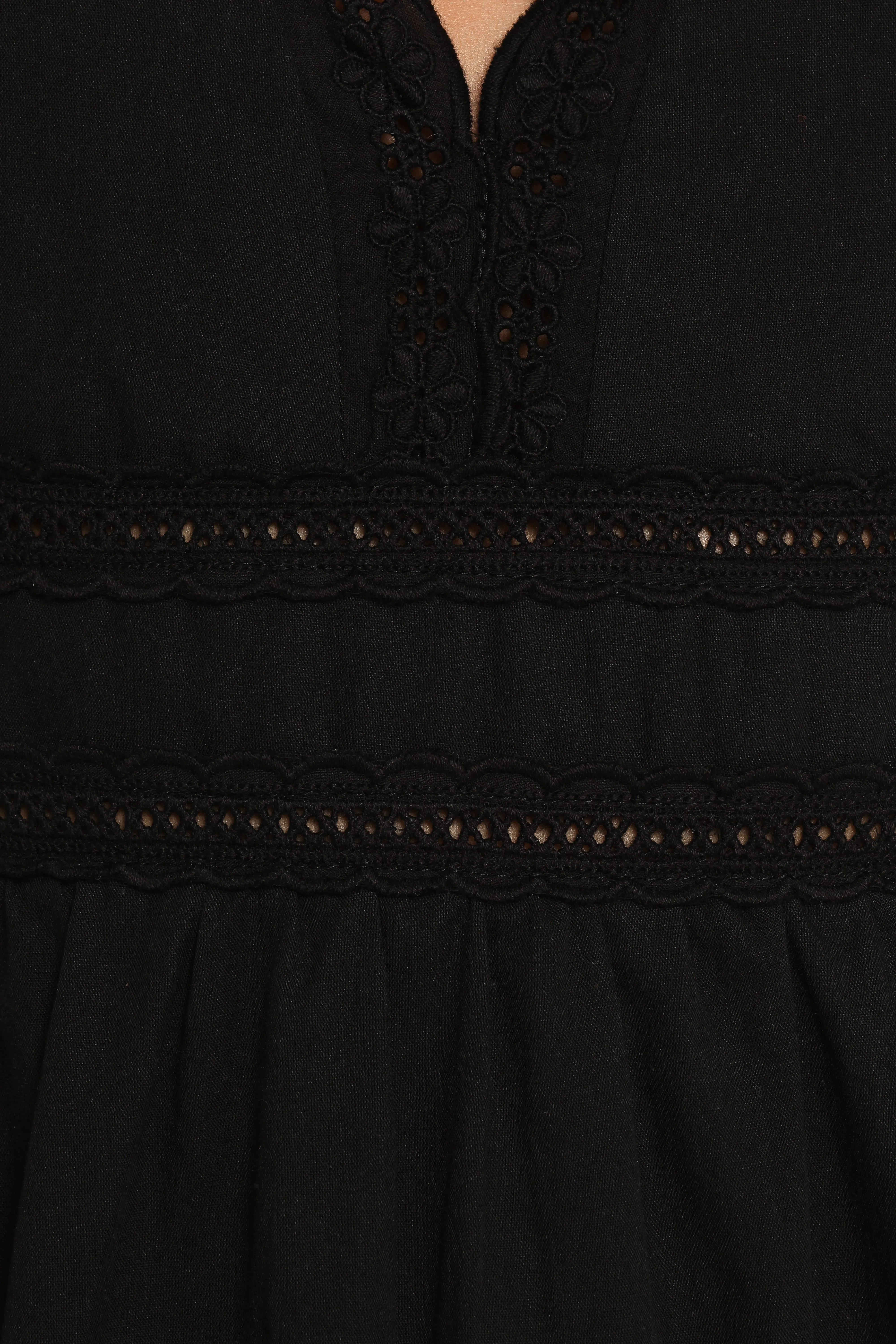 Estella Mini Dress - Black