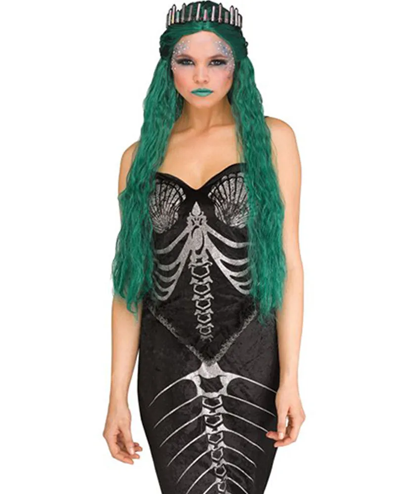 Evil Onyx Mermaid Queen Tiara