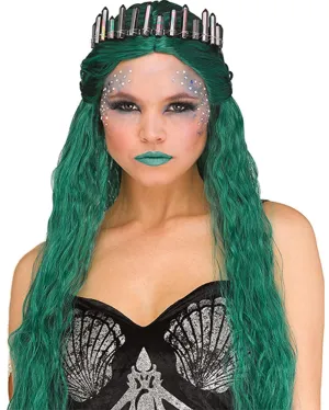 Evil Onyx Mermaid Queen Tiara