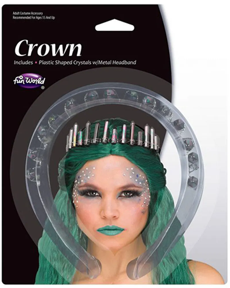 Evil Onyx Mermaid Queen Tiara