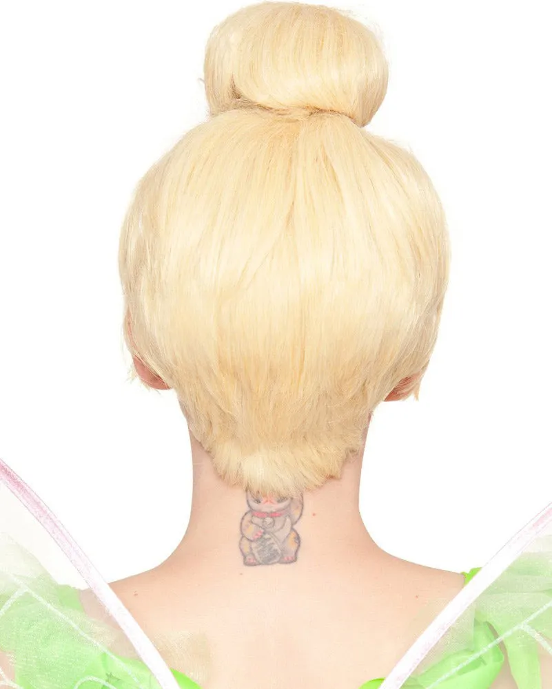 Fairy Bell Premium Blonde Bun Wig
