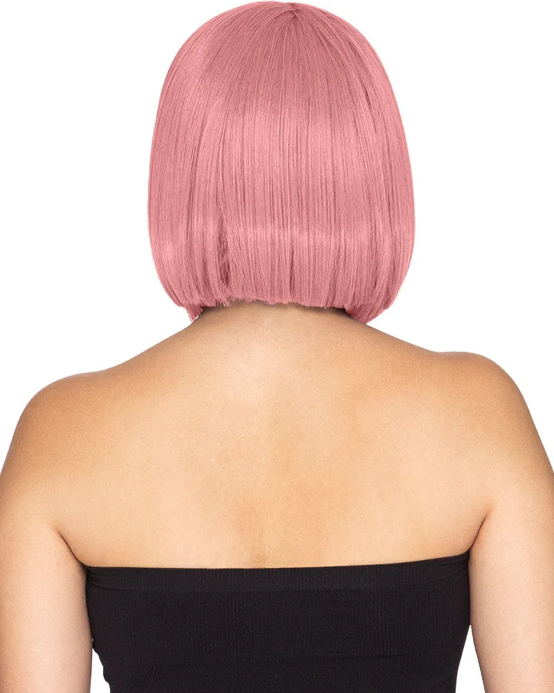 Fashion Deluxe Ashes of Roses Pink Bob Wig