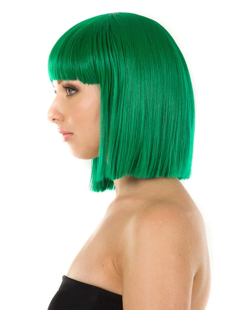 Fashion Deluxe Emerald Green Bob Wig
