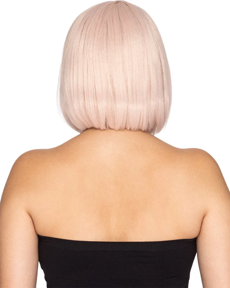 Fashion Deluxe Platinum Pink Bob Wig