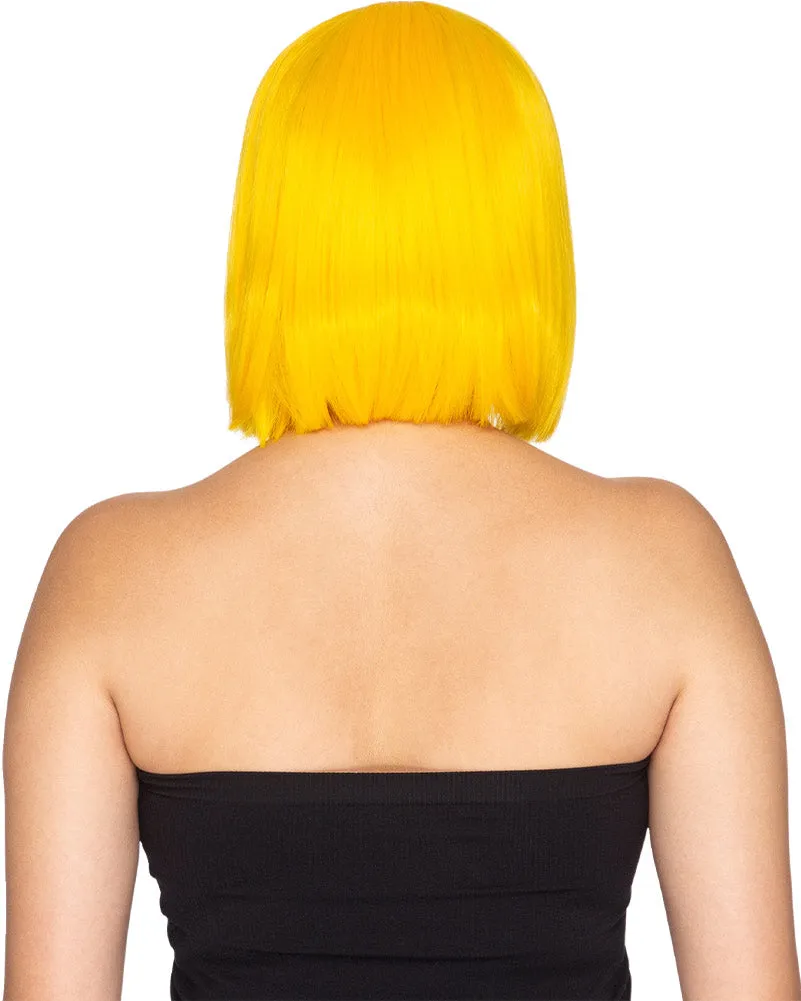 Fashion Deluxe Yellow Bob Wig