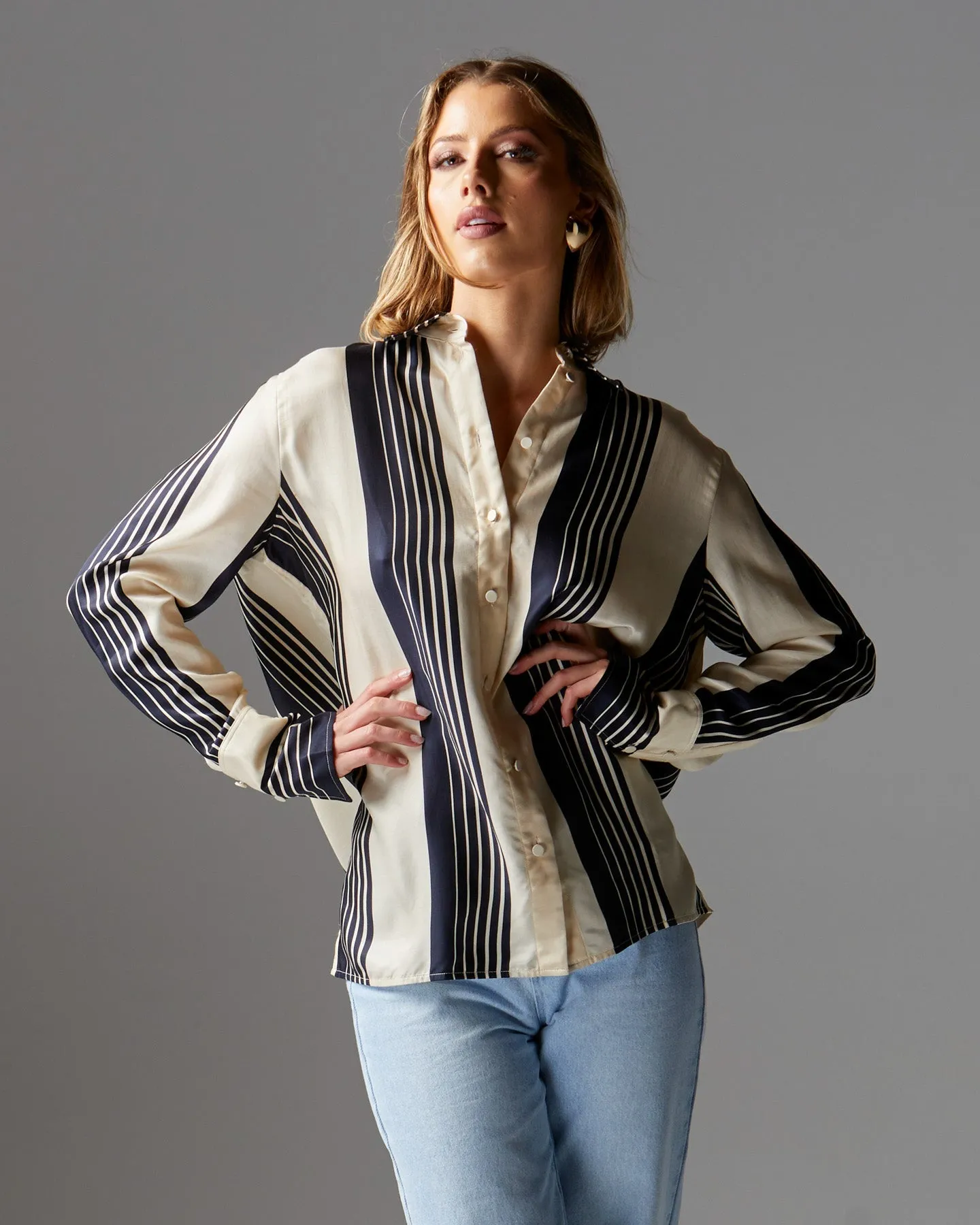 Fate Heartstopper Shirt Navy Stripe