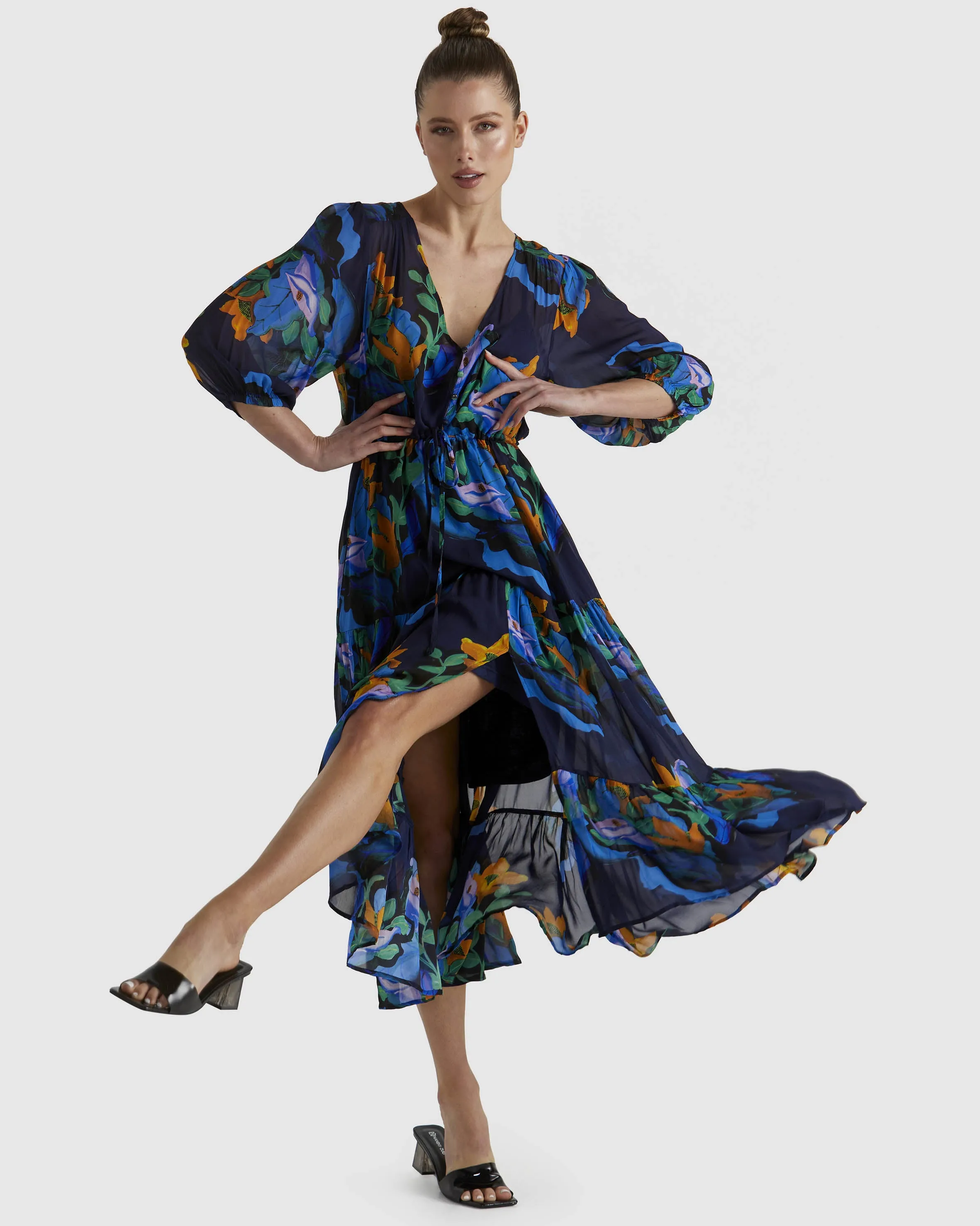 Fate Twilight Dress Navy Floral