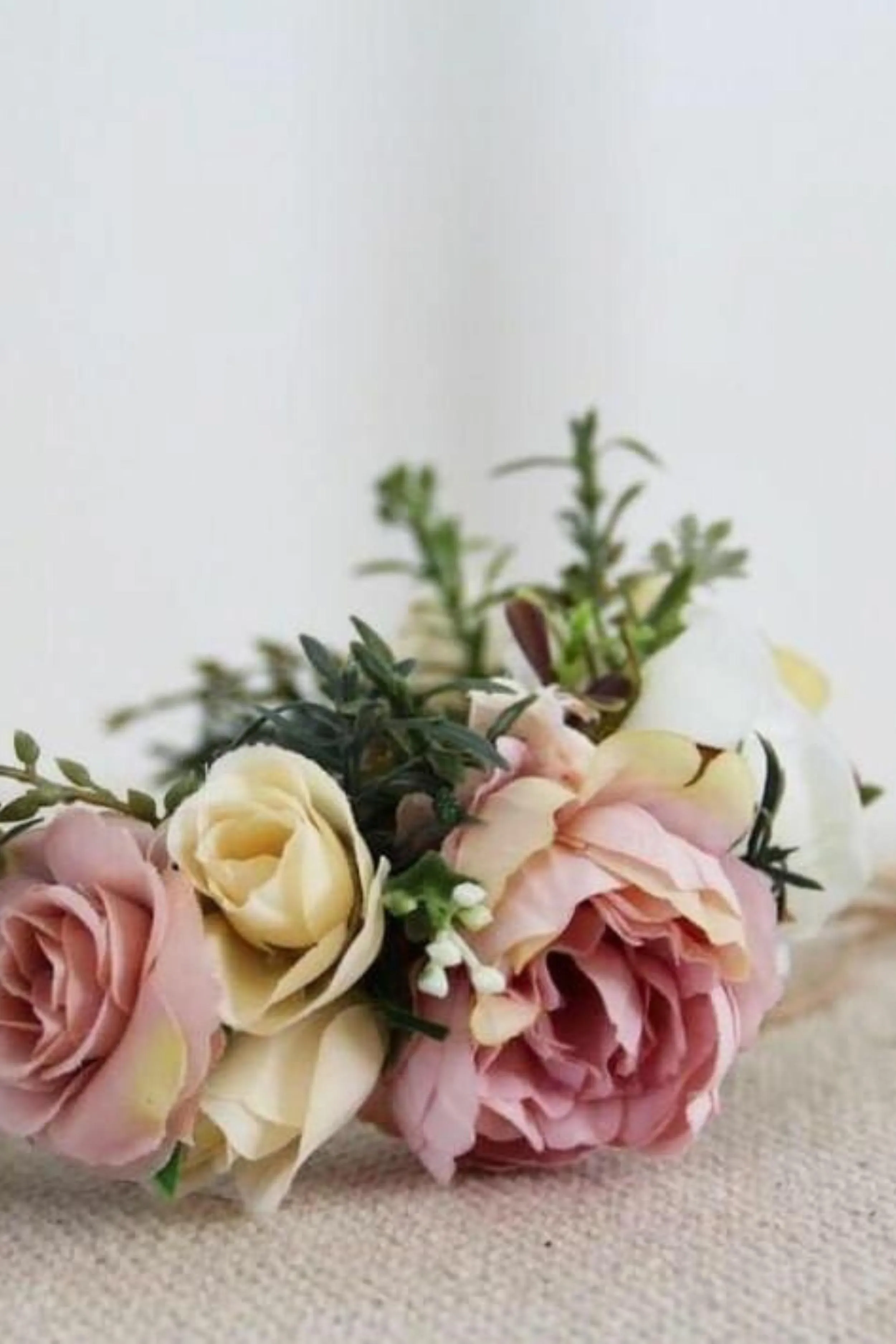 Flower Crown - Pink, White and Cream