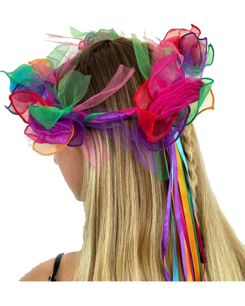 Flower Pixie Rainbow Headpiece