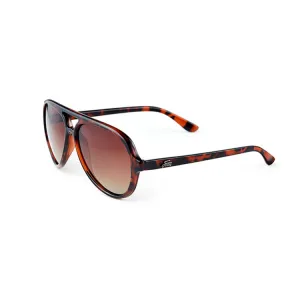 Fortis Aviator Sunglasses - Tortoise Shell Frame - Brown 247 Lens