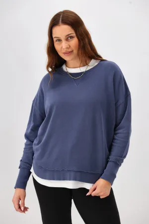 Foxwood Delilah Crew Deep Blue