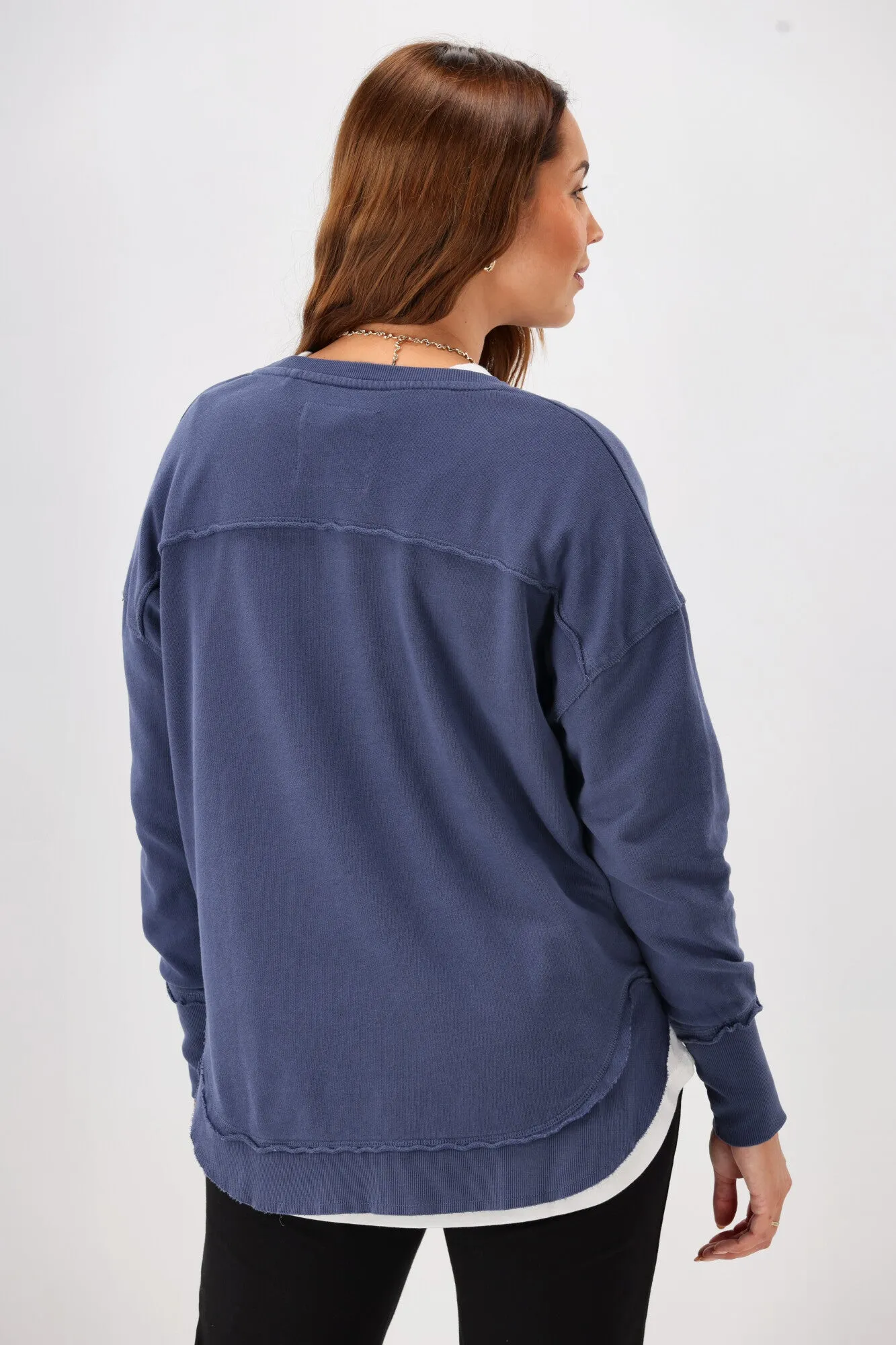Foxwood Delilah Crew Deep Blue