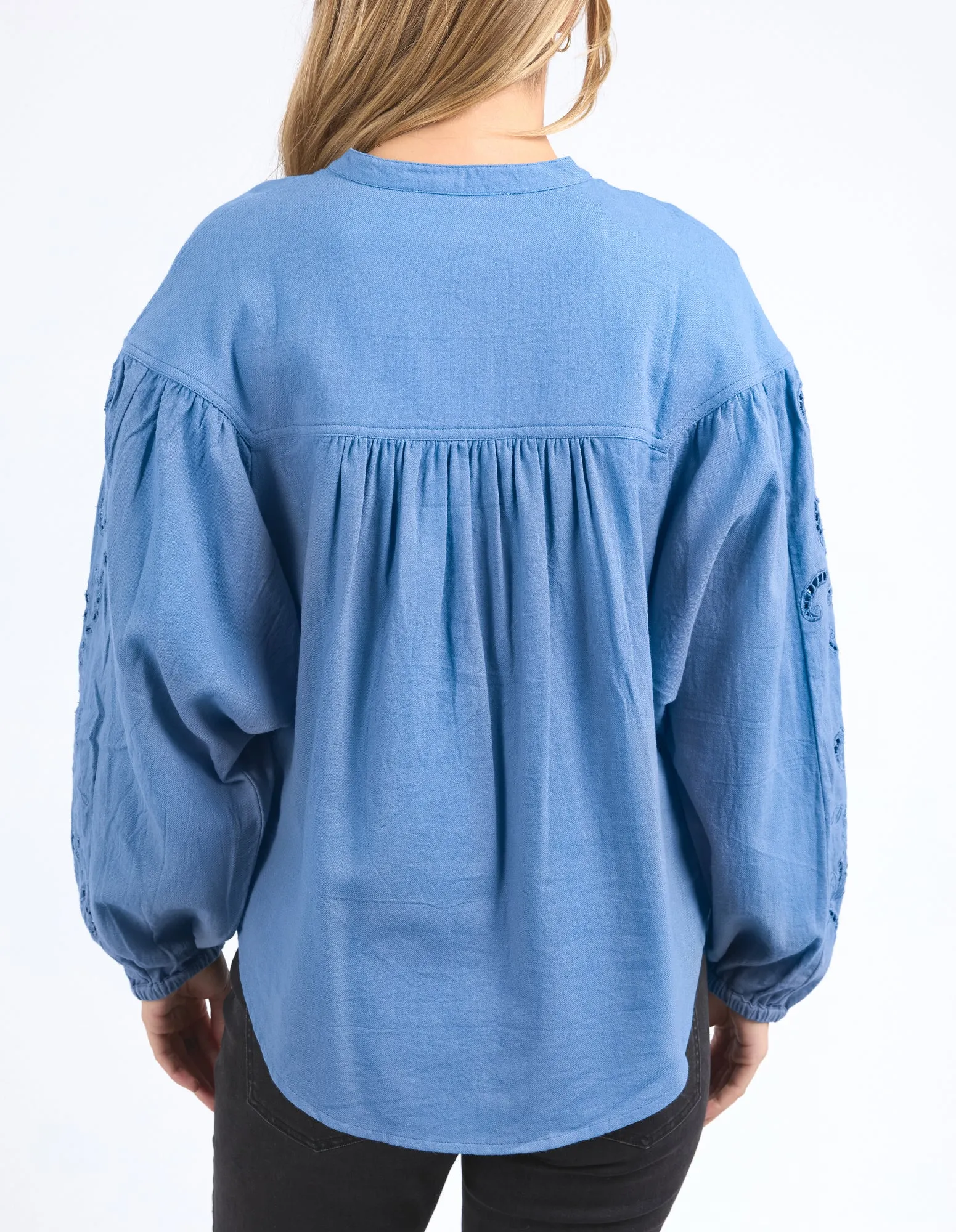 Foxwood Marlowe Blouse Coronet Blue